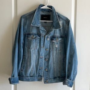 Oversized forever 21 denim jacket